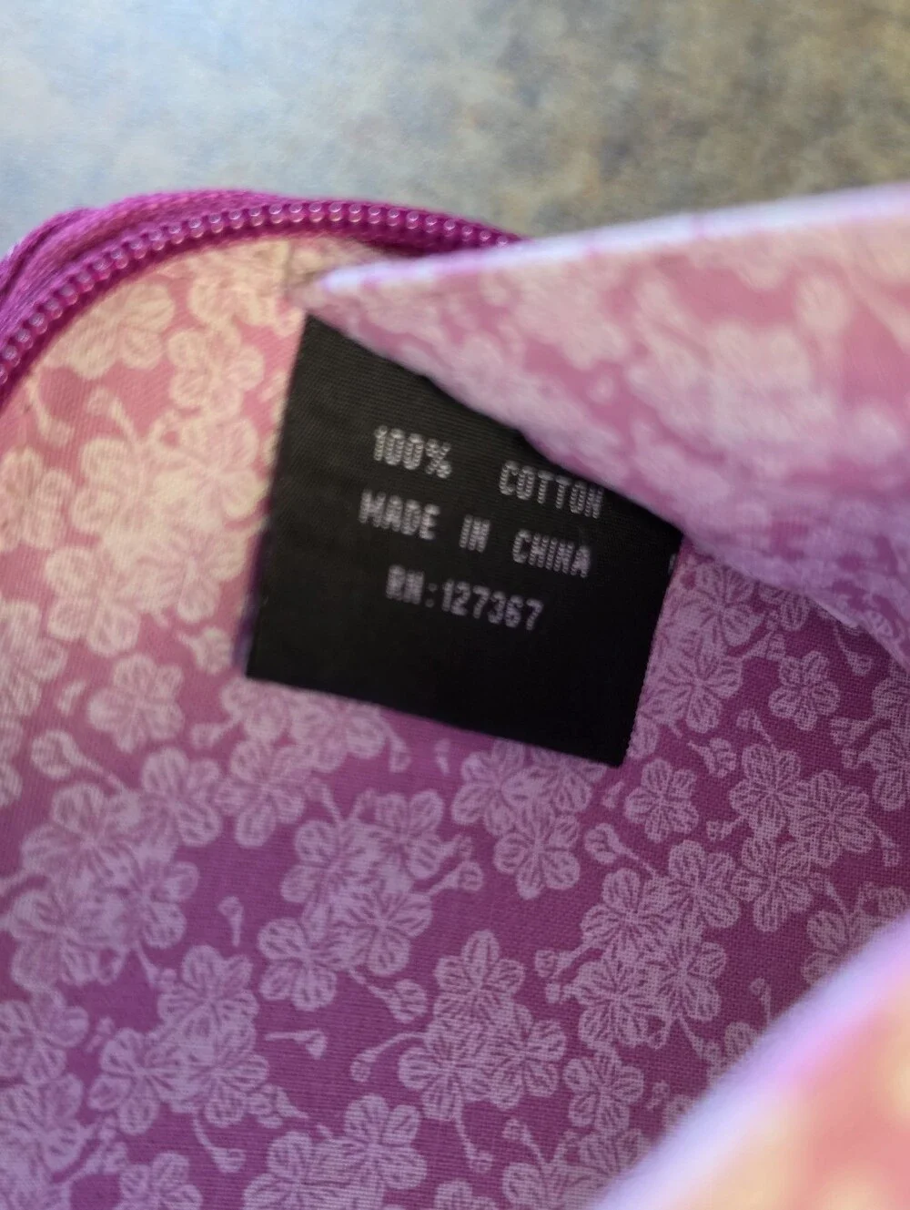 Pink Floral Crossbody Wallet Purse